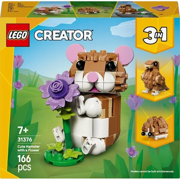 Lego Criceto con Fiore Creator 1376