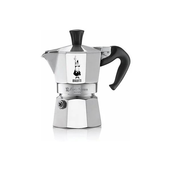 Bialetti Moka Express 1 Tz 0001161 Alluminio