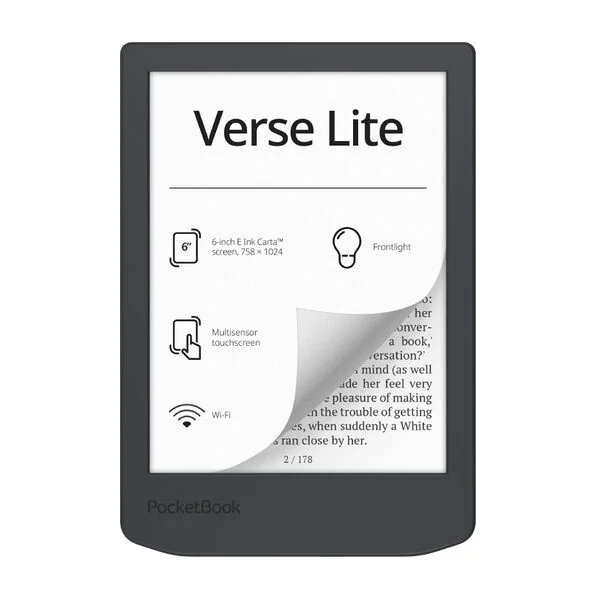 Pocketbook Verse Lite lettore e-book Touch screen 8 GB Wi-Fi Grigio