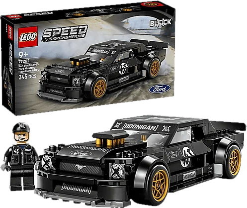 Lego COSTRUZIONI Speed Champions Ford Mustang ‘65 Hoonicorn V1 di Ken Block - 77262