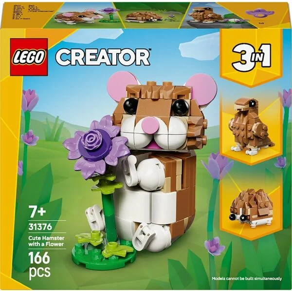 Lego Criceto con Fiore Creator 1376