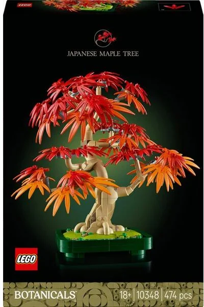 Lego Botanicals Bonsai Di Acero Rosso Giapponese 10348