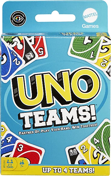 Mattel CARTE DA GIOCO UNO Teams
