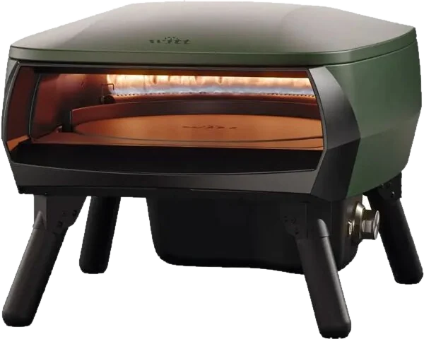 WITT Forno Per Pizza Portatile A Gas Pizza Etna Piccolo Rotante 13" - Verde