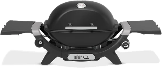 Weber Q1200N - Barbecue a gas portatile con ripiani laterali
