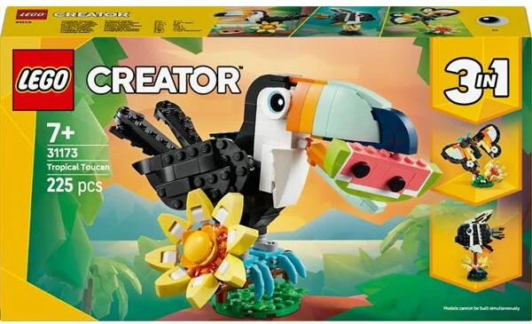 Lego Creator Animali Selvatici: Tucano Tropicale 31173, ,
