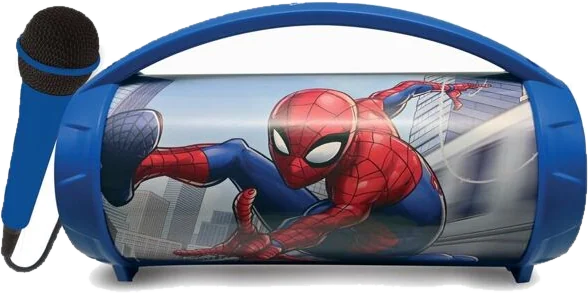 Lexibook , Spider-man, Altoparlante Luminoso Senza Fili Con Microfono, Suono Stereo,…