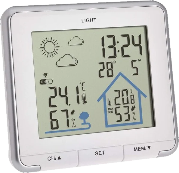 TFA Dostmann Life 35.1153.02 Stazione Meteo Digitale Senza Fili Previsione Per 12 - 24…