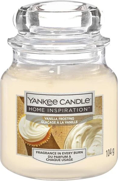 Yankee Candle Vanilla Frosting, candela in giara piccola