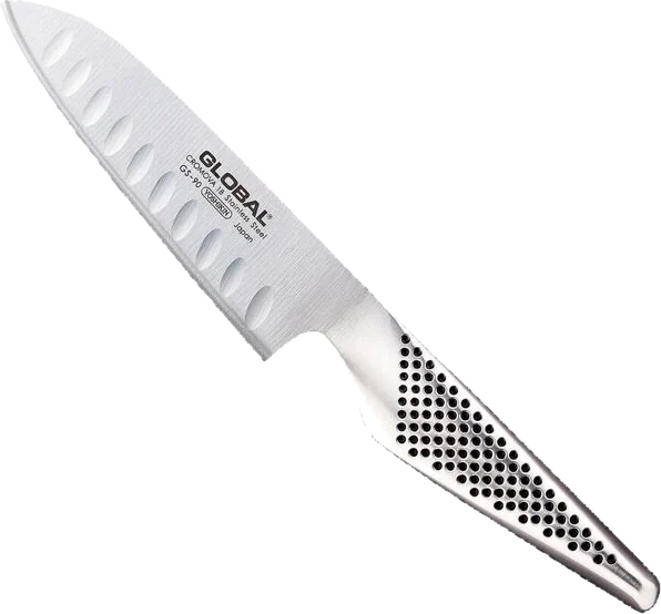 Coltello Santoku alveolato cm 13 serie GS di Global
