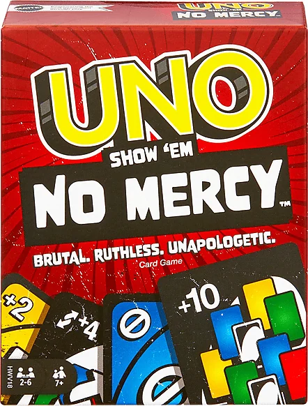 Mattel CARTE DA GIOCO UNO No Mercy