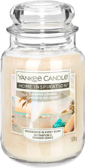 Yankee Candle Calming Cabana, candela giara grande